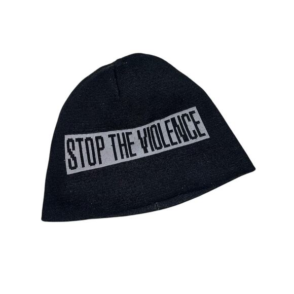 Supreme ‘90s Peace Sign Stop the Violence Reversible Beanie - Picture 2 of 4